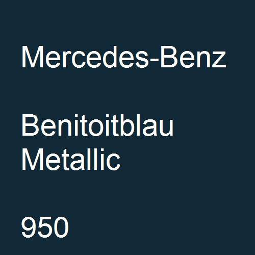 Mercedes-Benz, Benitoitblau Metallic, 950.